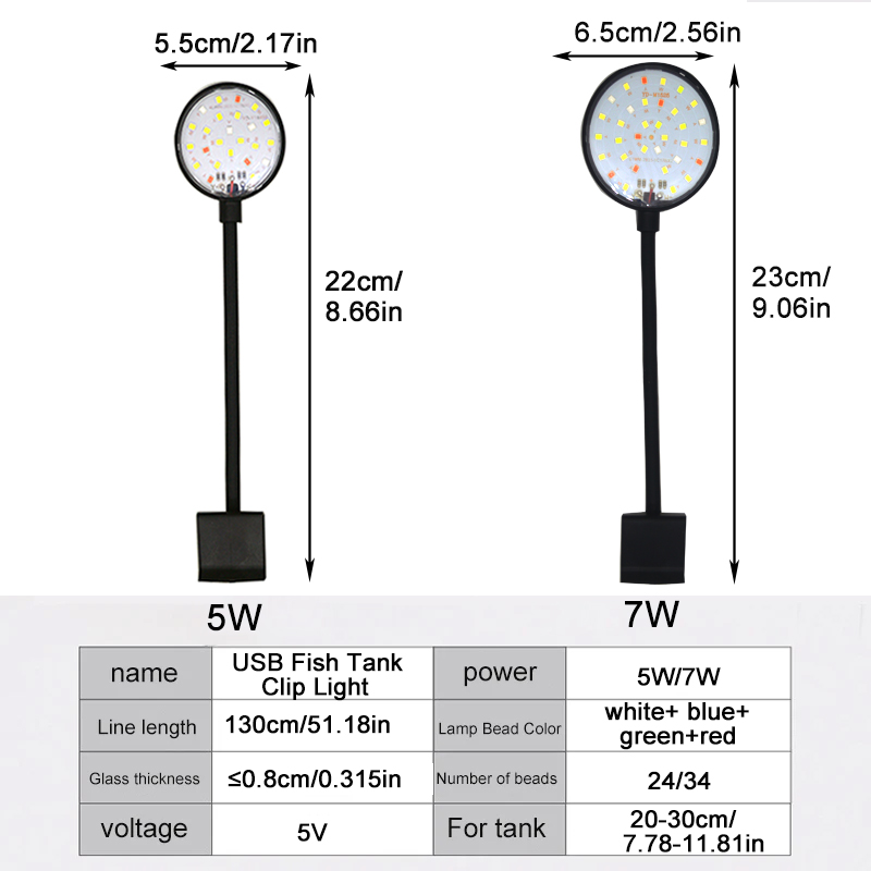 USB Aquarium LED Lamp Fish Tan - Aquarium Planted Tank Fertilizer ulasan dan harga