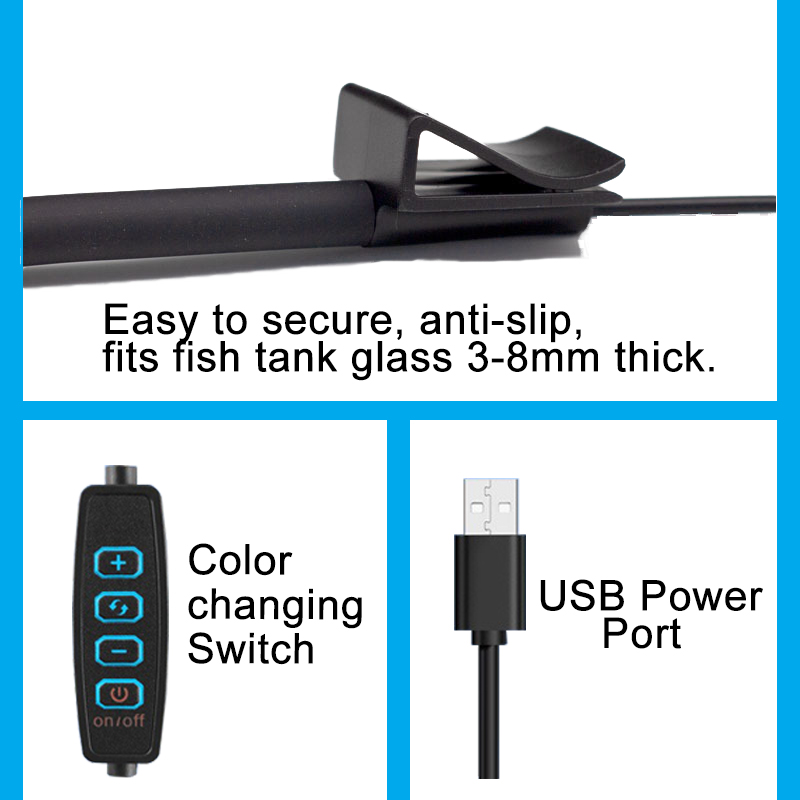 USB Aquarium LED Lamp Fish Tan - Aquarium Planted Tank Fertilizer ulasan dan harga