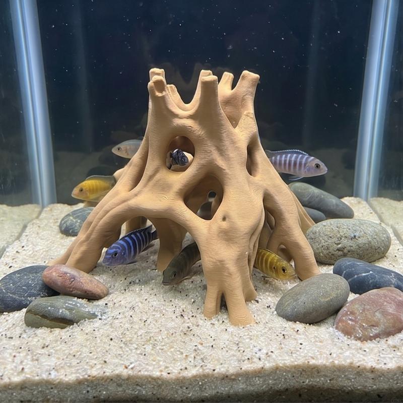 Tree Trunk Driftwood Fish Tank - Planted Aquarium With Driftwood ulasan dan harga