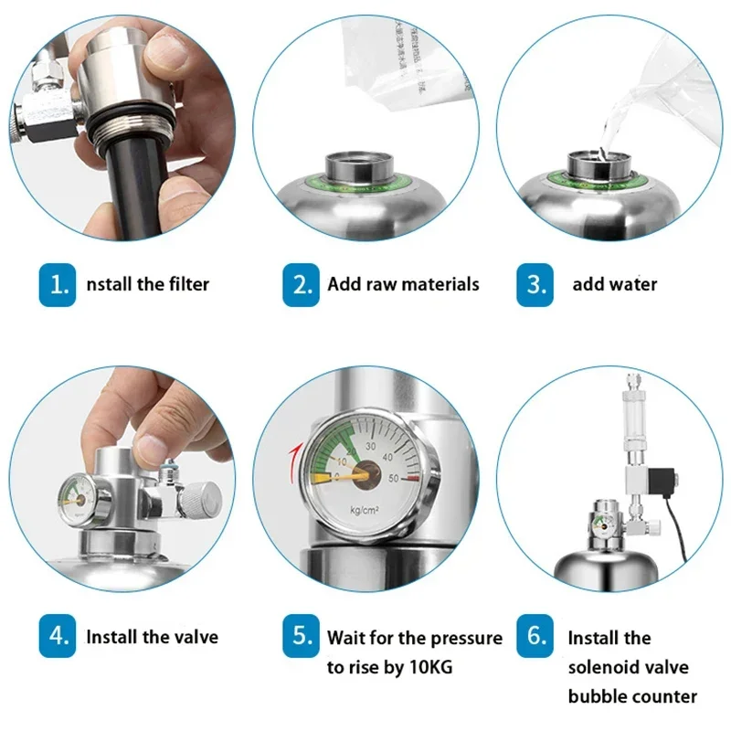 Aquarium CO2 Generator system  - Planted Aquarium Kit ulasan dan harga