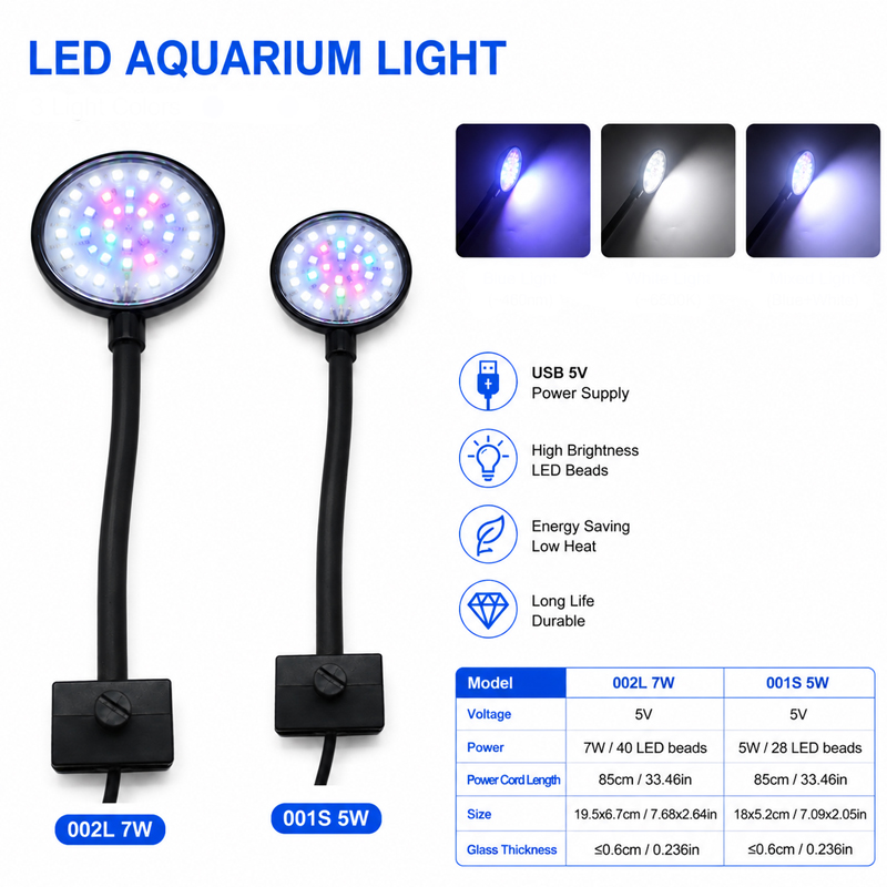 USB Aquarium LED Lamp Fish Tan - Aquarium Planted Tank Fertilizer ulasan dan harga