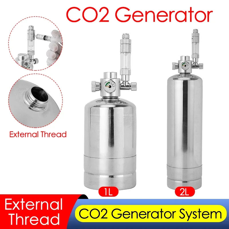 1L/2L Aquarium CO2 Generator S - Planted Aquarium Kit ulasan dan harga