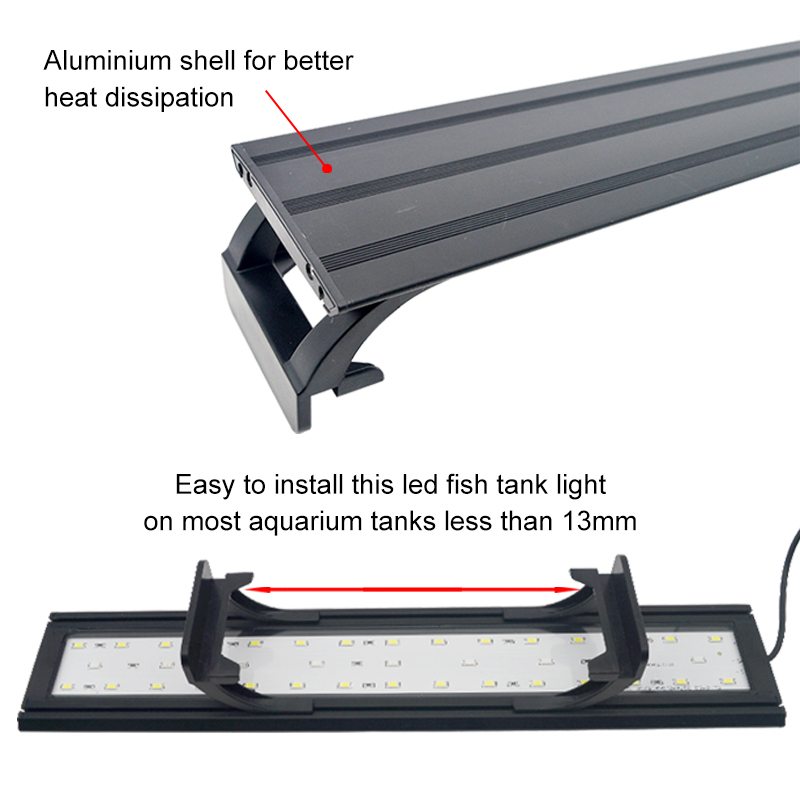 Aquarium LED Light for 16-64CM - Aquarium Planted Tank Fertilizer ulasan dan harga