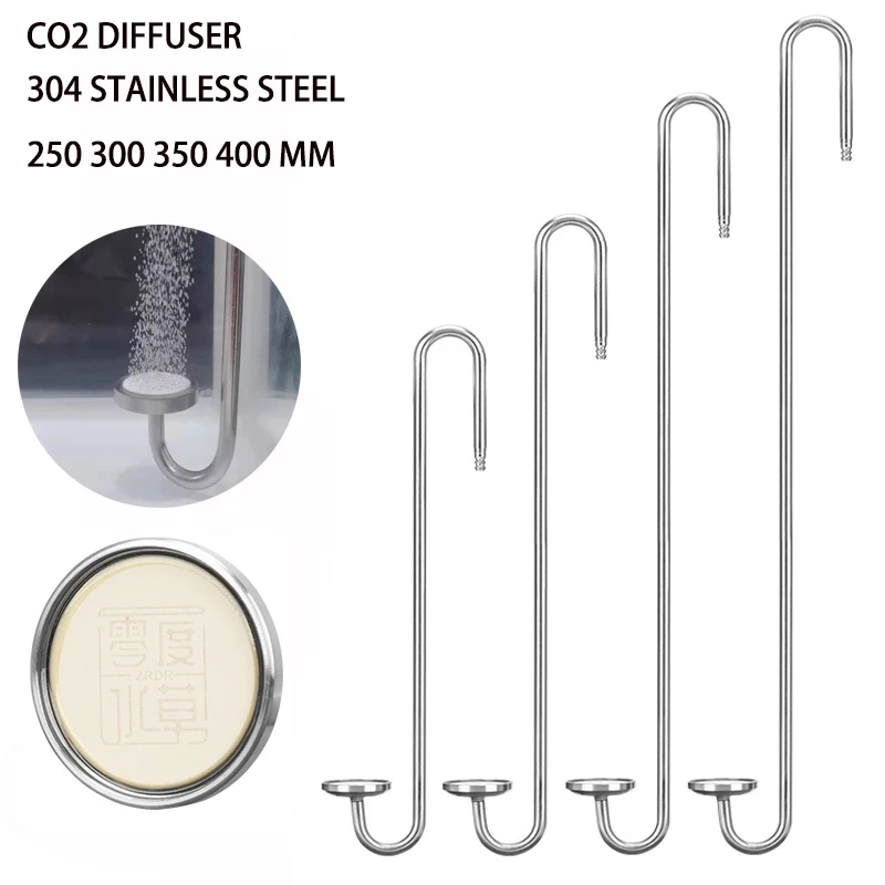 Aquarium CO2 Diffuser Stainles - Planted Aquarium Materials ulasan dan harga