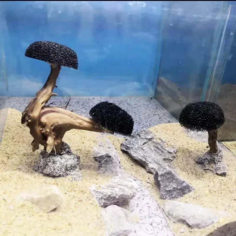 Fish Tank Plant Moss Tree Deco - Planted Aquarium With Driftwood ulasan dan harga