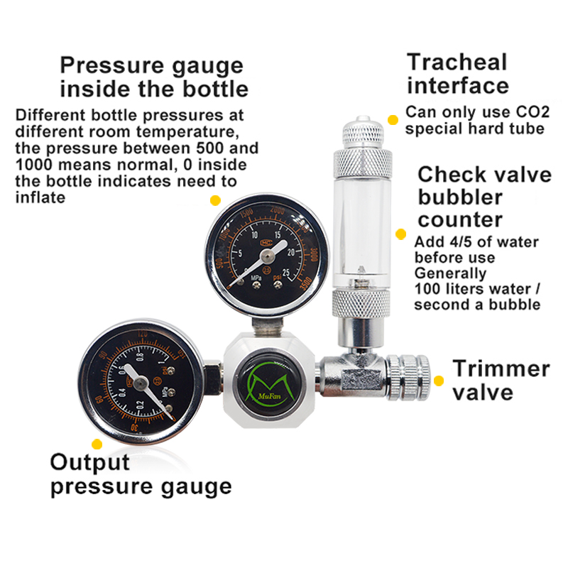Aquarium CO2 Regulator Magneti - Planted Aquarium Kit ulasan dan harga