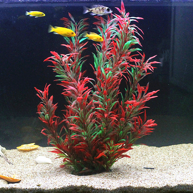 50CM Artificial Fish Tank Rare - Aquarium Plants Book ulasan dan harga