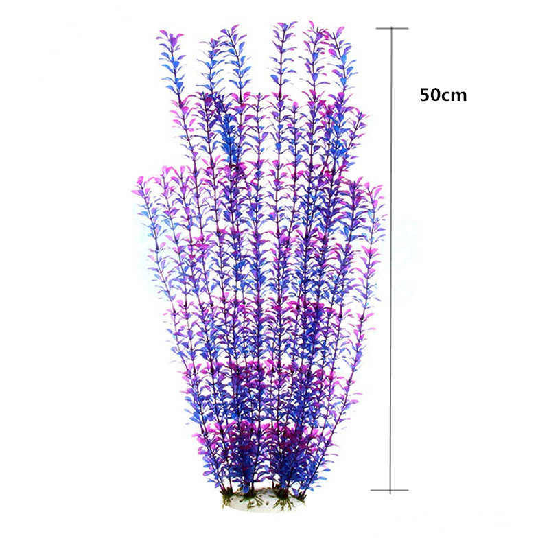50CM Artificial Fish Tank Rare - Aquarium Plants Book ulasan dan harga