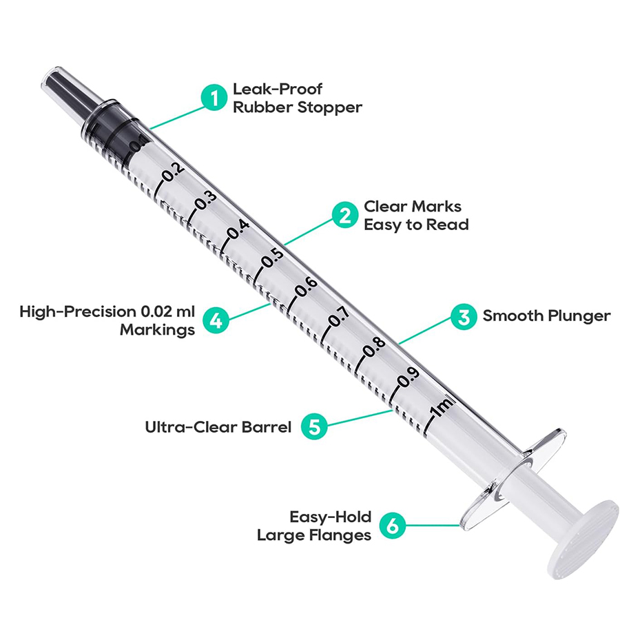 1ml Syringe for Veterinary Use - Aquarium Plant Lab ulasan dan harga