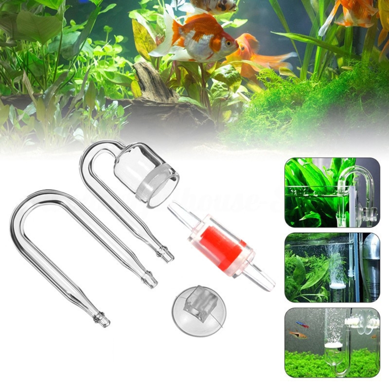 4pcs Set DIY CO2 Diffuser For  - Planted Aquarium Kit ulasan dan harga